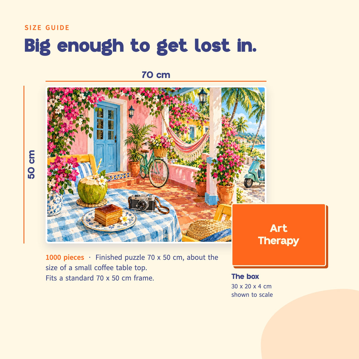 P10 : Goa Sunday ๐ด 1000 Piece Jigsaw Puzzle ๐งฉ