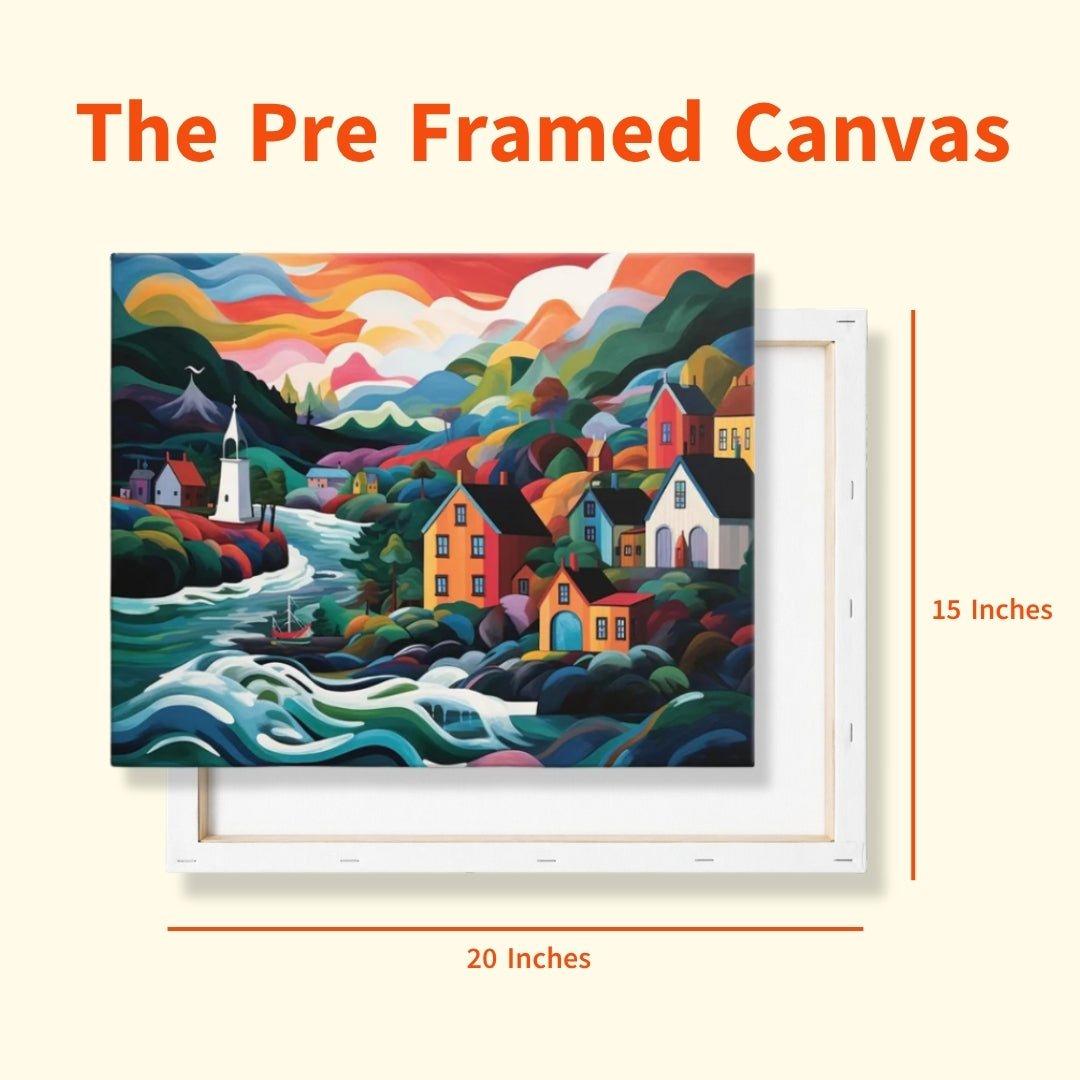PCN 33(F): Whispering Waterscape 🌊🌈Frame