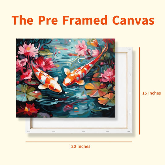 PCN 35(F) : Twin Koi Reverie 🐟🌸 Frame