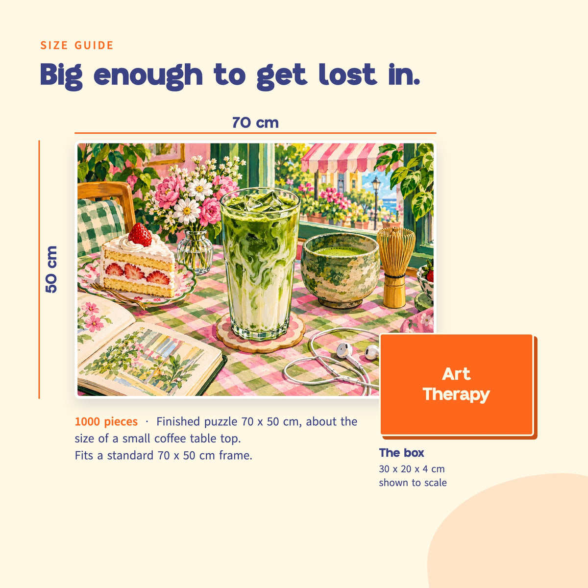 P1 : Matcha Moment 🍵 1000 Piece Jigsaw Puzzle 🧩