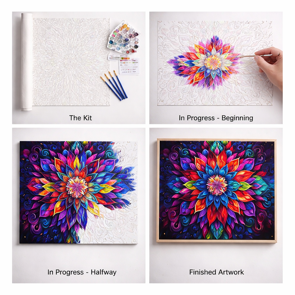 PCN 6 Floral Essence: Abstract Flower Painting 🌸🎨