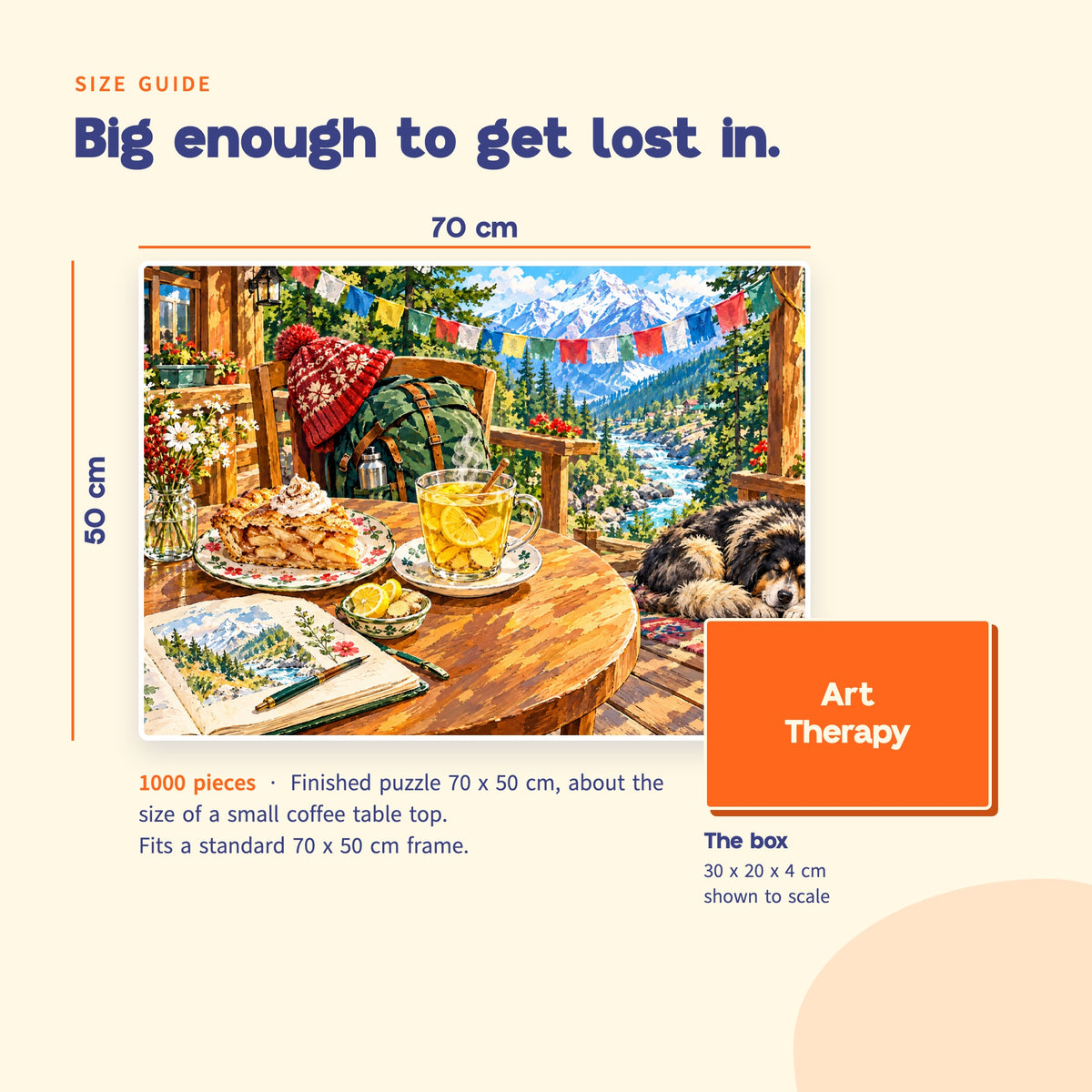 P9 : Himalayan Cafe Stop 🏔️ 1000 Piece Jigsaw Puzzle 🧩