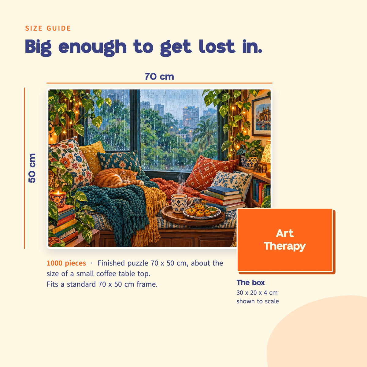 P2 : Rainy Day In 🌧️ 1000 Piece Jigsaw Puzzle 🧩