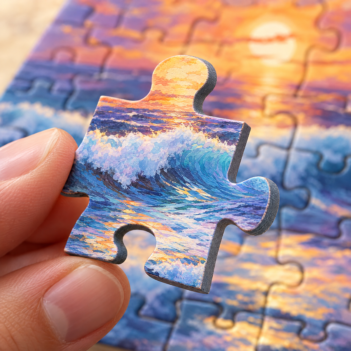 P6 : Sandy Shores 🌊 1000 Piece Jigsaw Puzzle 🧩