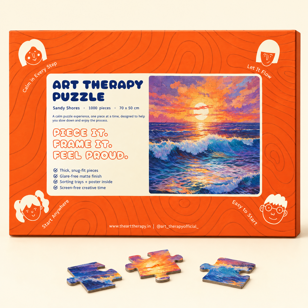 P6 : Sandy Shores 🌊 1000 Piece Jigsaw Puzzle 🧩