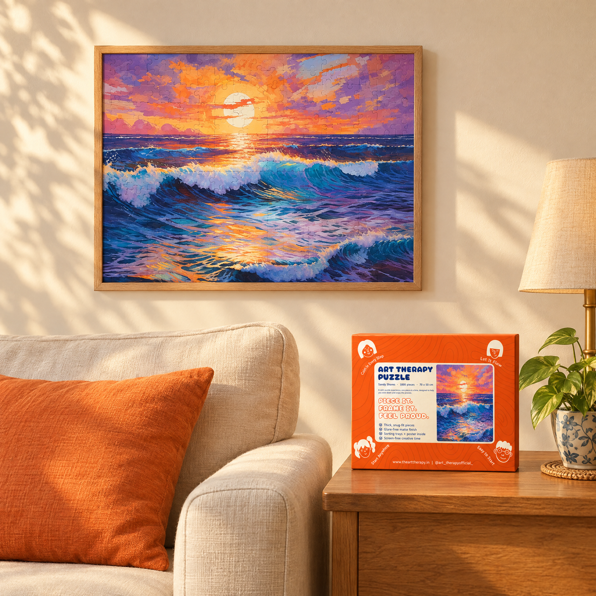 P6 : Sandy Shores 🌊 1000 Piece Jigsaw Puzzle 🧩