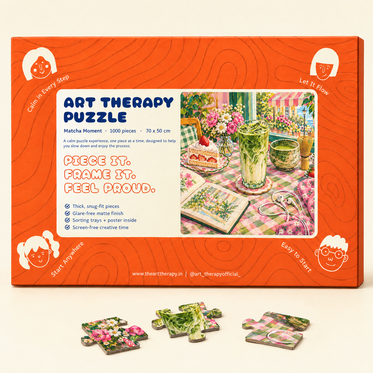 P1 : Matcha Moment 🍵 1000 Piece Jigsaw Puzzle 🧩
