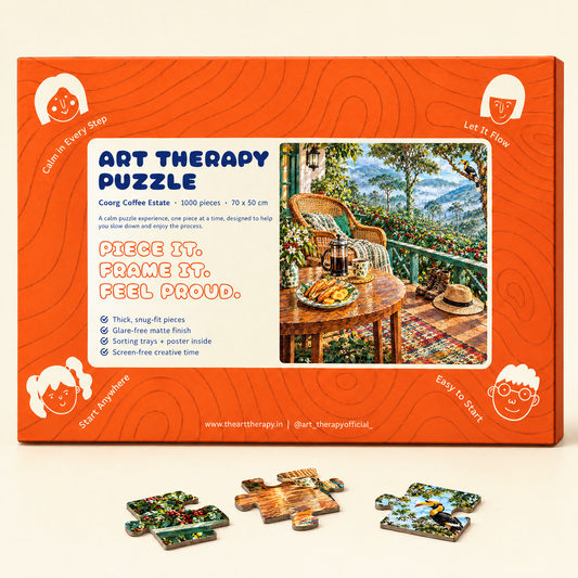 P7 : Coorg Coffee Estate ☕ 1000 Piece Jigsaw Puzzle 🧩