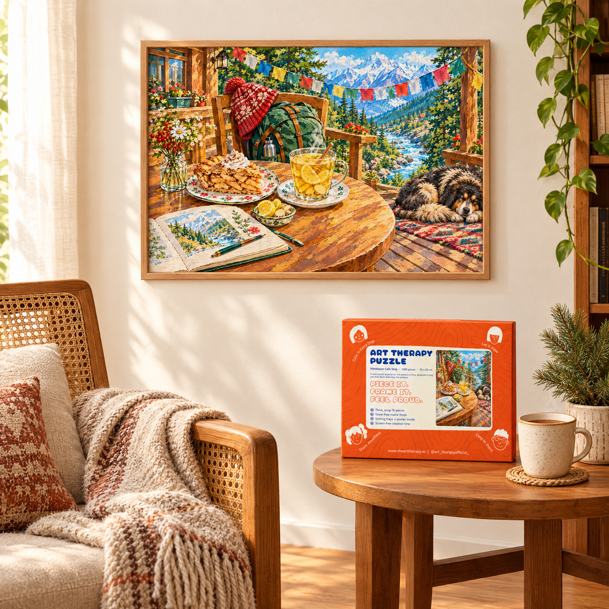 P9 : Himalayan Cafe Stop 🏔️ 1000 Piece Jigsaw Puzzle 🧩