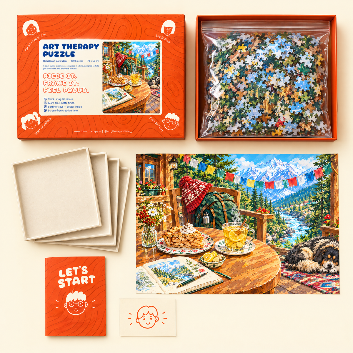 P9 : Himalayan Cafe Stop 🏔️ 1000 Piece Jigsaw Puzzle 🧩