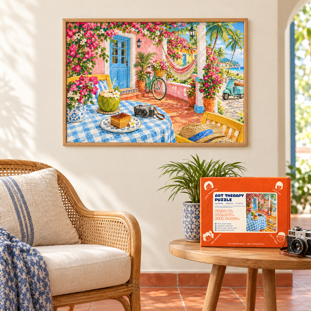 P10 : Goa Sunday 🌴 1000 Piece Jigsaw Puzzle 🧩