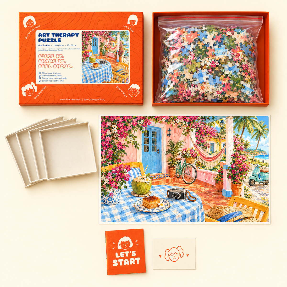 P10 : Goa Sunday 🌴 1000 Piece Jigsaw Puzzle 🧩